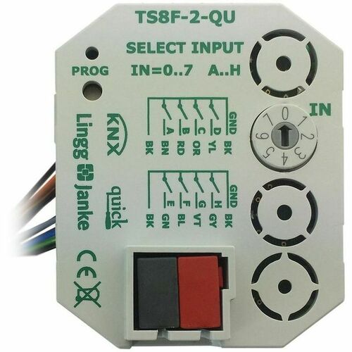 Lingg&Janke KNX-Tasterschnittstelle quick f.8 Einzeltast TS8F-2-QU