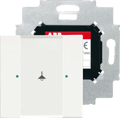 Busch-Jaeger Bedienelement 1-fach studioweiß matt 6125/01-884-500