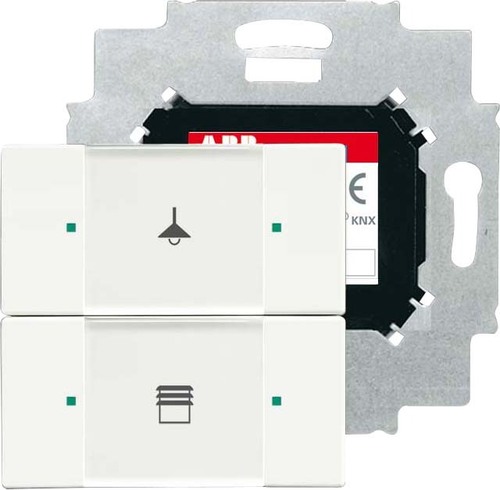 Busch-Jaeger Bedienelement 2-fach studioweiß matt 6126/01-884-500