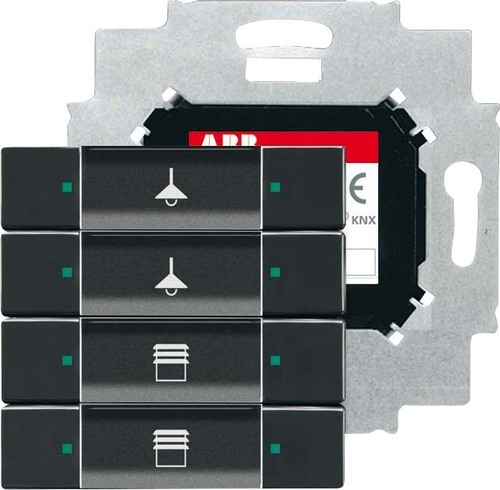 Busch-Jaeger Bedienelement 4-fach anthrazit 6127/01-81-500