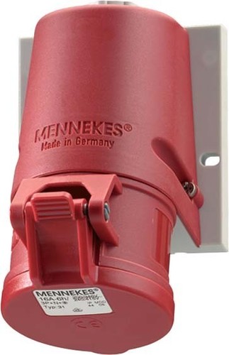 Mennekes Wanddose TwinCONTACT 16A,4p,6h,400V,IP44 1343