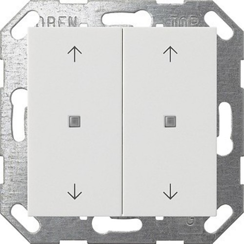 Gira Taster Wippe KNX, 2-fach Reinweiß 517427