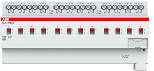 ABB Stotz S&J Schaltaktor 12fach, 10A, REG SA/S12.10.2.2