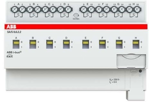 ABB Stotz S&J Schaltaktor 8fach, 6A, REG SA/S8.6.2.2