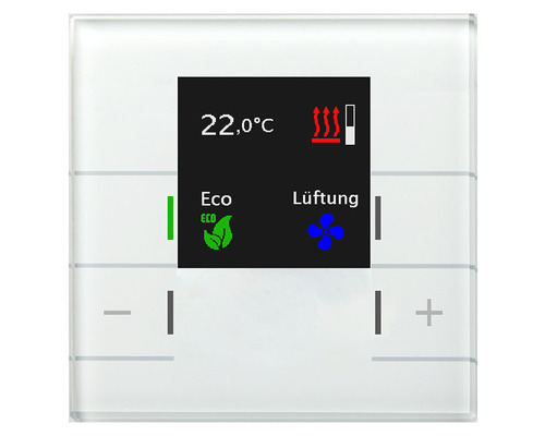 MDT technologies Glas Raumtemperaturregler Smart, weiß SCN-RTRGW.02