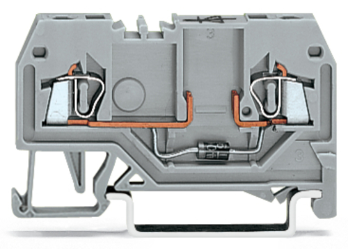 WAGO GmbH & Co. KG Bauelementklemme Diode 1N4007,grau 279-915/281-411