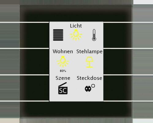 MDT technologies Glastaster II Smart mit Farbdisplay, schwarz BE-GT20S.02