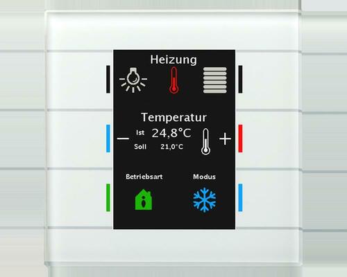 MDT technologies Glastaster II Smart mit Farbdisplay, weiß BE-GT20W.02