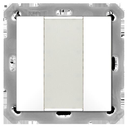 MDT technologies Taster 55 2-fach, Reinweiß matt BE-TA5502.02