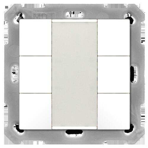 MDT technologies Taster 55 6-fach, Reinweiß matt BE-TA5506.02