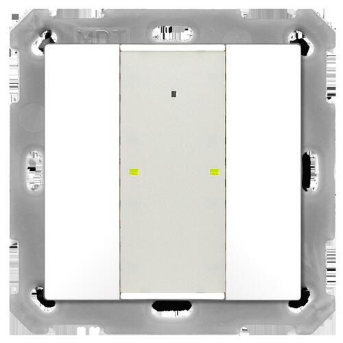 MDT technologies Taster Plus 55 2-fach, Reinweiß mat BE-TA55P2.02