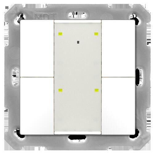 MDT technologies Taster Plus TS 55 4-fach, Reinweiß mat BE-TA55T4.02