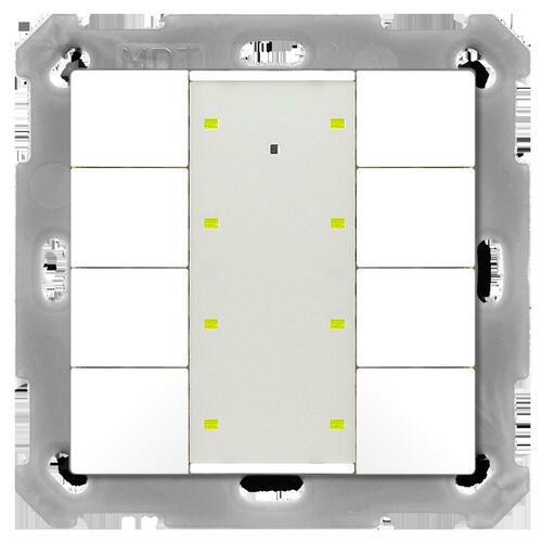 MDT technologies Taster Plus 55 8-fach, Reinweiß mat BE-TA55P8.02