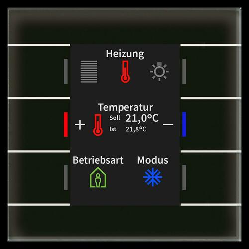 MDT technologies Glastaster II Smart mit Farbdisplay, schwarz BE-GT2TS.02S