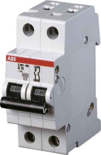 ABB Stotz S&J Sicherungsautomat 6kA 13A C 1p+N (2p) S201-C13NA