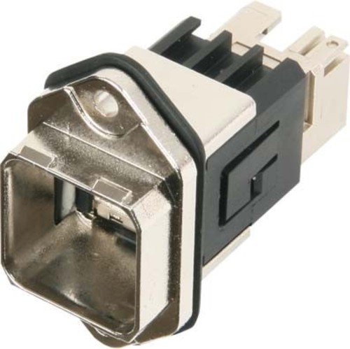 Telegärtner STX V14 RJ45 Norm-Flansch RJ45Kupplung Cat.6 M 100007422