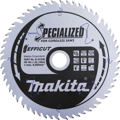 Makita EFFICUT Sägeblatt 165x20x25Z B-62985