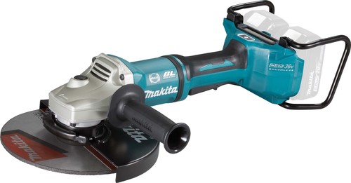 Makita Akku-Winkelschleifer 2x18V o. Akku+Lader DGA901ZKU2