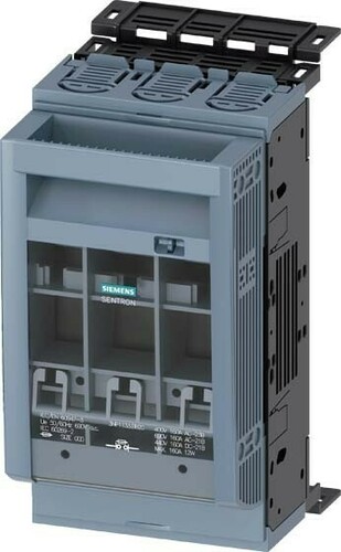 Siemens Dig.Industr. Sicherungslasttrenner 3p NH00 160A 40mm 3NP1133-1BB20