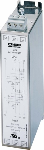 Murrelektronik Netzentstörfilter I:12A U:3x500VAC MEF 3/2 12 A T