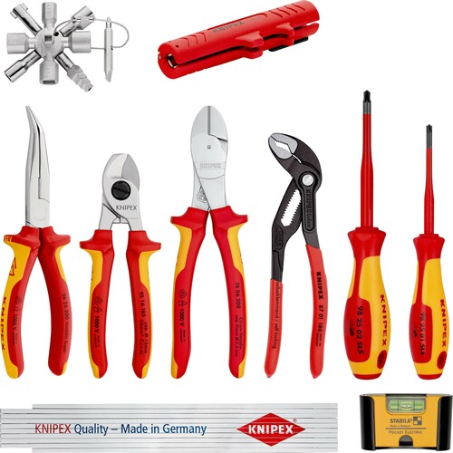 Knipex-Werk Erweiterungs-Set Elektro 10-teilig 00 20 90 V01