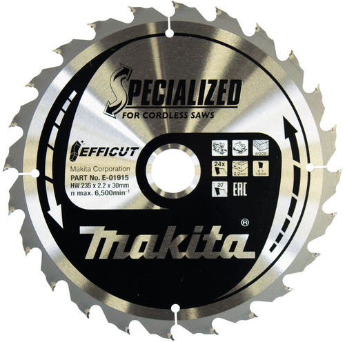 Makita EFFICUT Sägeblatt 235x30mm, 24 Zähne E-01915