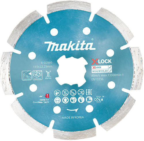 Makita Diamantscheibe 115mm X-Lock Beton E-02060