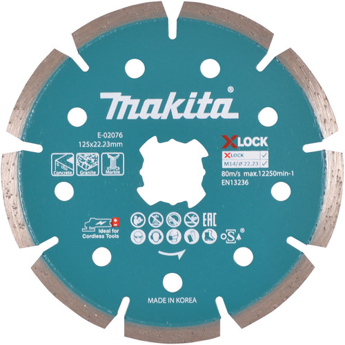 Makita Diamantscheibe 125mm X-Lock Beton E-02076