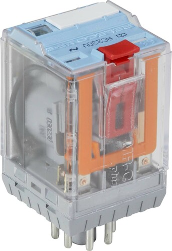 Comat Releco Miniature-Relais QRC blau 8-pin, 2 CO, X=LED C2-A20X/AC24V-Releco