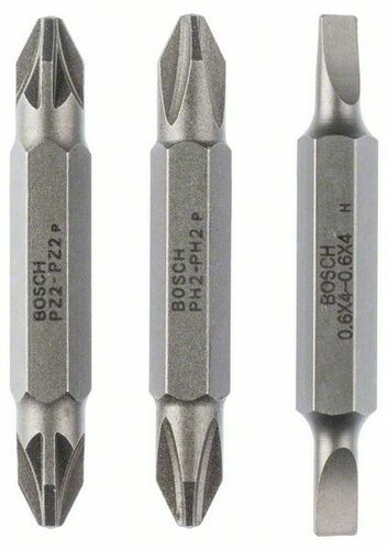 Bosch Power Tools Doppelklingenbit-Set PH2,PH2,PZ2,PZ2 2607001744