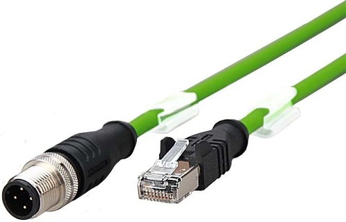 Metz Connect Verbindungsleitung 1m M12-RJ45 142M4D15010