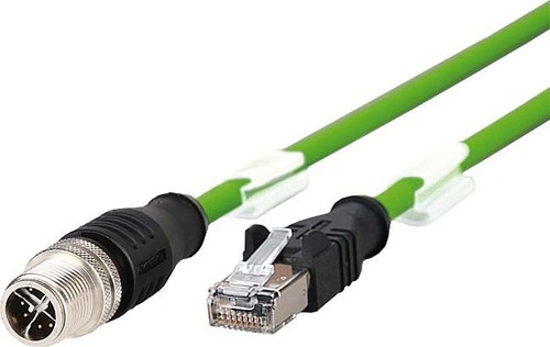 Metz Connect Verbindungsleitung 1m M12-RJ45 142M2X15010