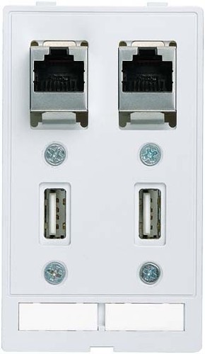 Murrelektronik Frontplattenschnittstelle 2 x RJ45 + 2 x USB B 4000-68000-0970000