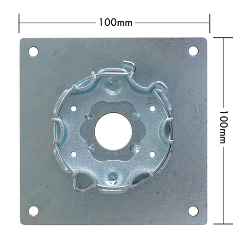 Kaiser Nienhaus Clipslager Metall 100X100mm 212154