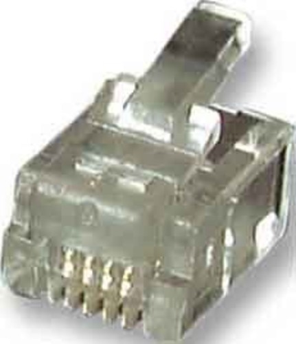 EFB-Elektronik Modular-Stecker RJ11 f.Flachbandkbl. 37511.1-100 (VE100)