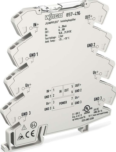 WAGO GmbH & Co. KG Trennverstärker Konf.I/U Lz/Dz 857-416