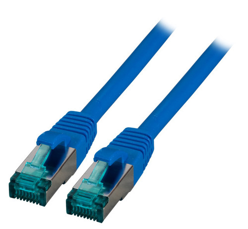 EFB-Elektronik Patchkabel Cat.6A S/FTP RJ45 EC6000A 0.25m bl