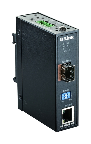 DLink Deutschland Ethernet SFP Konverter Gigabit Industrial DIS-M100G-SW