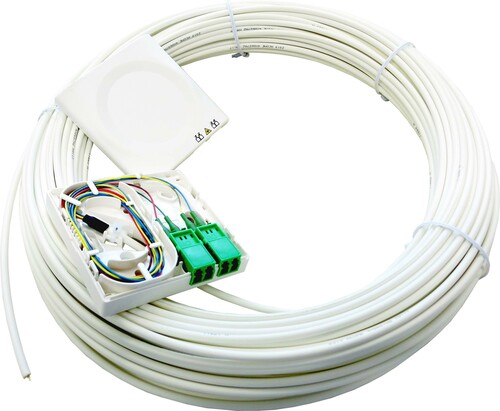 Idea Optical FTTH-AP-Dose T1 m. Kabel 15m 1xLCD/APC reinweiß IO1140661823021502