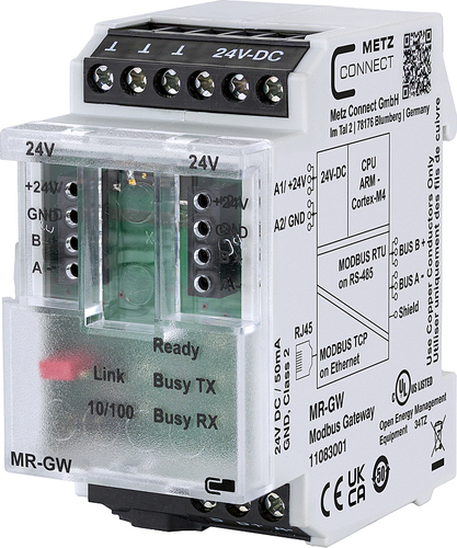 Metz Connect Modbus Gateway RTU/TCP 11083001