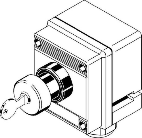 Stahl Ex-Pilzschlüsseltaster O/S 8040/1180X-09XXXSA05