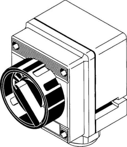 Stahl Drehgriff groß 8040/1180Z-31E01.F01