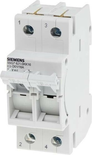 Siemens Dig.Industr. Minized 16A 400V 2P 5SG7621-0KK16