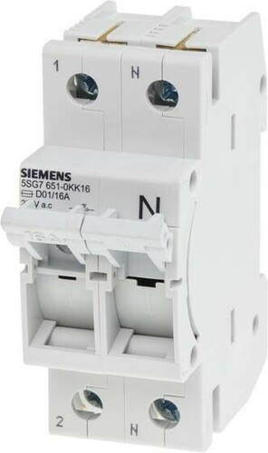 Siemens Dig.Industr. Minized 16A 230/400V 1P+N 5SG7651-0KK16