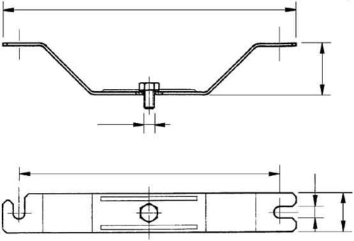 Ceag Sicherheitst. Deckenbügel zu eLLK 92 D92