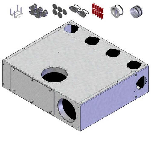 Helios Ventilatoren FlexPipe Multi- VerteilerkOv51/DN125 FRS-MVK 4+1-51/125