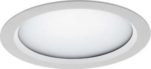 LTS Licht&Leuchten LED-Einbaudownlight 3000K inkl.Konverter VTFM 10.1530/DALI weiß