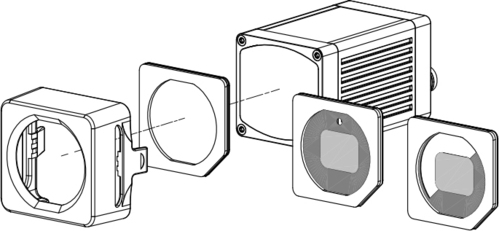 Sensopart Polfilterscheibe LPF Vxx S1