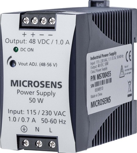 Microsens Hutschienen Netzteil 50W 48VDC/1,05A out MS700455