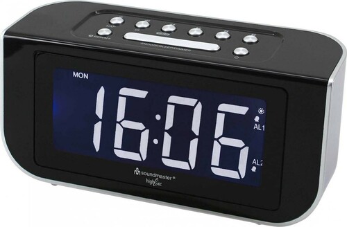 Soundmaster Funkuhrenweckradio PLL-Tuner FUR4005 sw